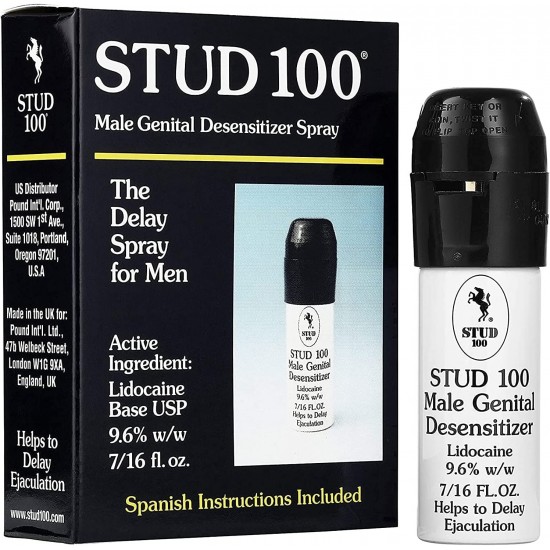  100 Desensitizing For Men Spray Delay Premature Ejaculation Prolong Sex Product ，7/16 fl oz