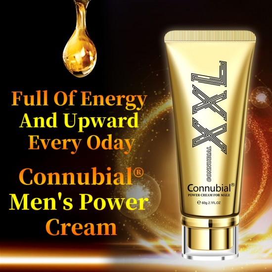 ConnubialXXL-60g Men's Massage Cream Penis Becomes Longer Thicker Enhancement Men Energy for Care Delay Performance Boost Strength