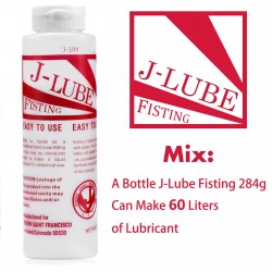 J-LUBE FISTING Powder Mixes with Water One Bottle Makes 60L+ of Lubricant 10 oz (Pack of 1)